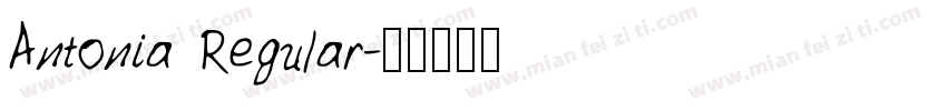 Antonia Regular字体转换